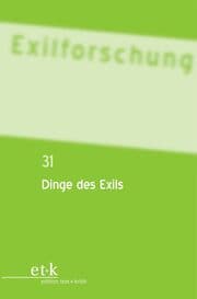 Cover von Dinge des Exils