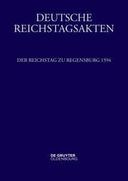 Cover von Der Reichstag zu Regensburg 1594