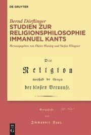 Cover von Studien zur Religionsphilosophie Immanuel Kants