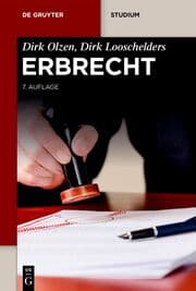 Cover von Erbrecht