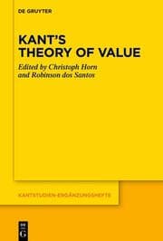 Cover von Kants Theory of Value
