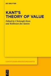 Cover von Kant's Theory of Value