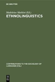 Cover von Ethnolinguistics
