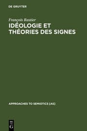 Cover von Idéologie et théorie des signes