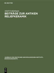 Cover von Beiträge zur antiken Reliefkeramik