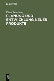 Cover von Planung und Entwicklung neuer Produkte