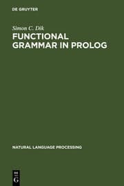 Cover von Functional Grammar in Prolog