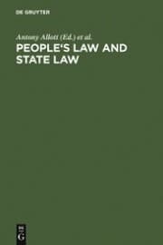 Cover von People's Law and state law