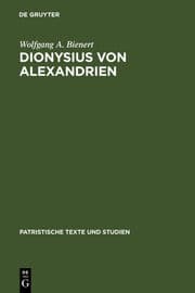 Cover von Dionysius von Alexandrien