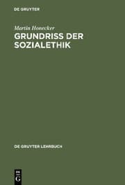 Cover von Grundriss der Sozialethik