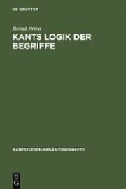 Cover von Kants Logik der Begriffe