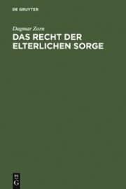 Cover von Das Recht der elterlichen Sorge
