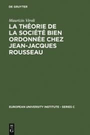 Cover von La théorie de la société bien ordonnée chez Jean-Jacques Rousseau