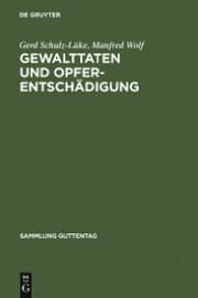 Cover von Gewalttaten und Opferentschädigung