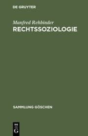 Cover von Rechtssoziologie