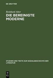Cover von Die bereinigte Moderne