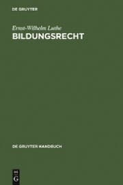 Cover von Bildungsrecht