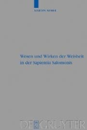 Cover von Wesen und Wirken der Weisheit in der Sapientia Salomonis