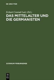Cover von Das Mittelalter und die Germanisten