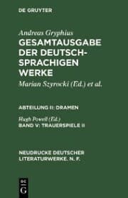 Cover von Trauerspiele II