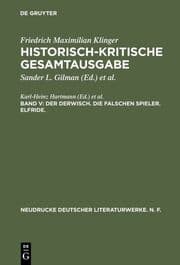 Cover von Der Derwisch. Die falschen Spieler. Elfride.