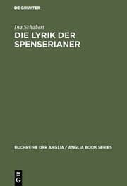 Cover von Die Lyrik der Spenserianer