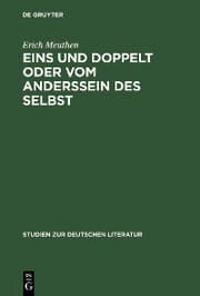 Cover von Eins und doppelt oder Vom Anderssein des Selbst