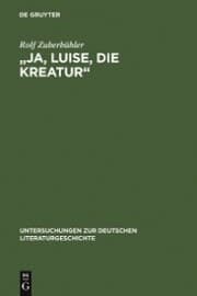 Cover von 'Ja, Luise, die Kreatur'