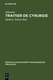 Cover von Traitier de Cyrurgie
