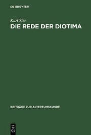 Cover von Die Rede der Diotima