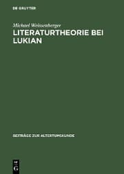 Cover von Literaturtheorie bei Lukian