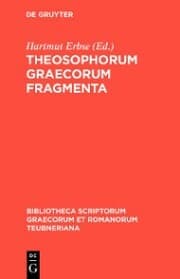 Cover von Theosophorum Graecorum fragmenta
