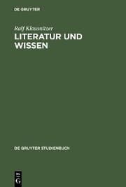 Cover von Literatur und Wissen