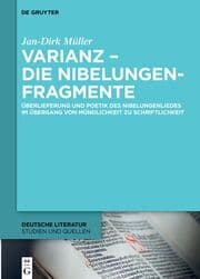Cover von Varianz - die Nibelungenfragmente