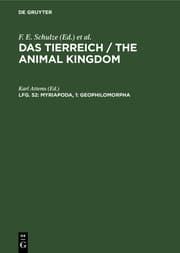 Cover von Myriapoda ; 1