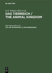 Cover von Myriapoda ; 3.Polydesmoidea