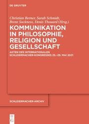 Cover von Kommunikation in Philosophie, Religion und Gesellschaft