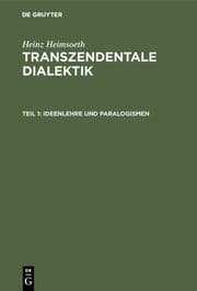 Cover von Transzendentale Dialektik