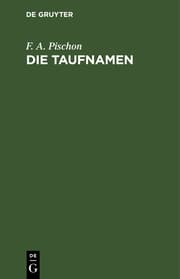 Cover von Die Taufnamen