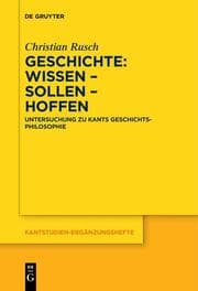 Cover von Geschichte: Wissen - Sollen - Hoffen
