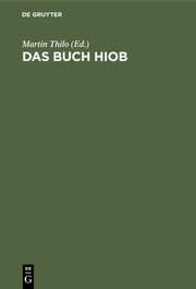 Cover von Das Buch Hiob.Neu übersetzt und aufgefasst