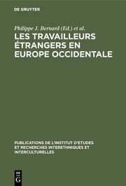 Cover von Les Travailleurs étrangers en Europe occidentale