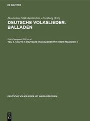 Cover von Deutsche Volkslieder mit ihren Melodien