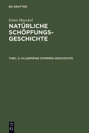 Cover von Allgemeine Stammes-Geschichte
