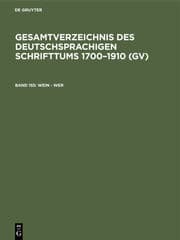 Cover von Wein - Wer