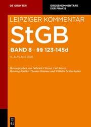 Cover von §§ 123-145d