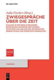 Cover von Zwiegespräche über die Zeit