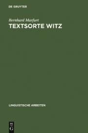 Cover von Textsorte Witz