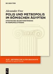 Cover von Polis und Metropolis im römischen Ägypten