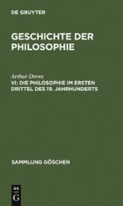 Cover von Die Philosophie im ersten Drittel des 19. Jahrhunderts